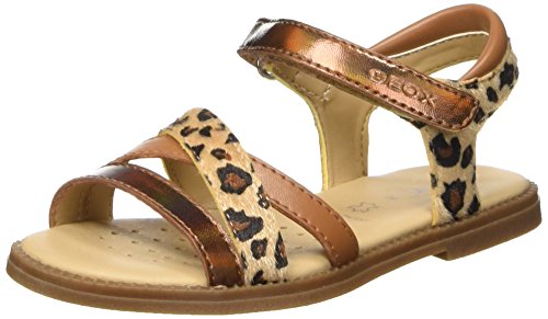 Comprar GeoxJ SANDAL KARLY GIRL - Sandalias de Punta Descubierta Niñas, Marrón (Caramel), 39 al mejor precio