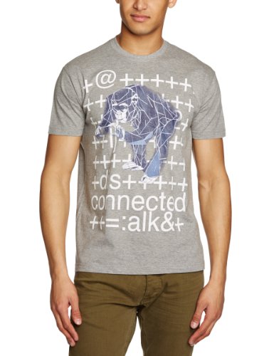 Comprar Level Up Wear Monkey - Camiseta Hombre, color gris, talla Large al mejor precio