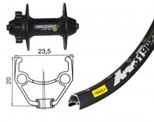 Comprar 'V de rueda 26deorext 6loch Disc SZ. SSP, 36 agujeros Mavic XM 317 Disc schw.Niro de spei.(SZ) al mejor precio