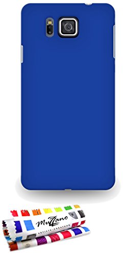 Comprar Muzzano F869419 - Funda para Samsung Galaxy Alpha, color azul al mejor precio