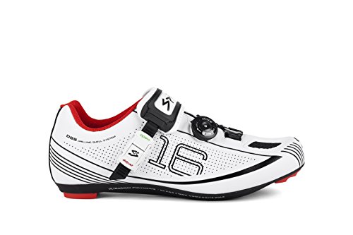 Comprar Spiuk 16 Road - Zapatillas unisex, color blanco / negro, talla 43 al mejor precio