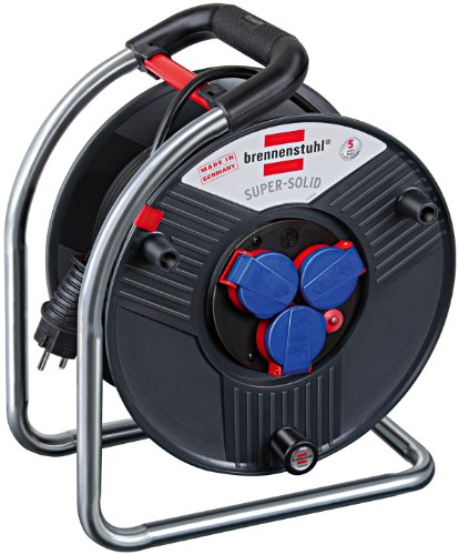 Comprar Brennenstuhl 40m H07RN-F 3G1,5 - bases múltiples (Negro, Multicolor) al mejor precio