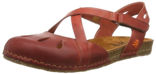 Comprar ART CRETA - Sandalias de cuero mujer, color rojo, talla 42 al mejor precio