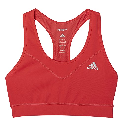 Comprar adidas TF Bra - Solid - Camiseta para mujer, talla S, color rojo al mejor precio