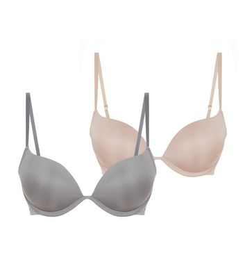 Comprar 2 Pack Stone and Grey Push Up Bras al mejor precio