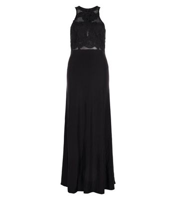 Comprar AX Paris Black Crochet Top Maxi Dress al mejor precio