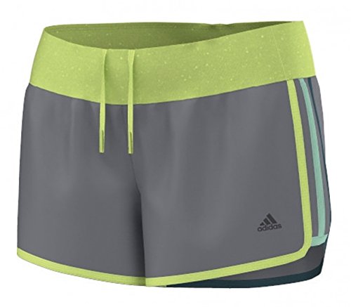 Comprar adidas AK M10 Sho W - Pantalón corto para mujer, color gris / lima, talla M al mejor precio