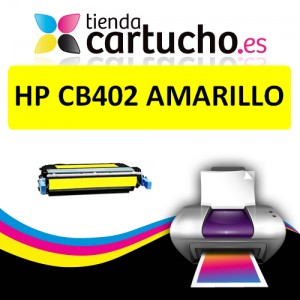 Comprar Toner AMARILLO HP CB402A compatibleToner AMARILLO HP CB402A compatible al mejor precio