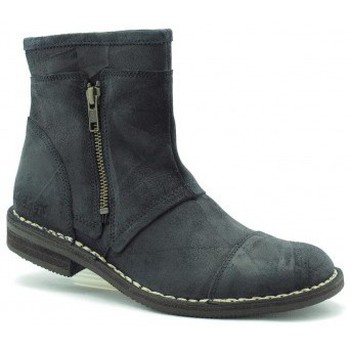 Comprar Botines Kickers Botas Azules Cremalleras HISTZIP al mejor precio