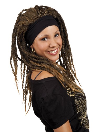 Comprar Peluca castaña estilo rasta al mejor precio