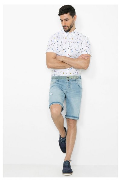 Comprar Desigual - Hombre - Bermudas tejanas claras - Lucas - Size 36 al mejor precio