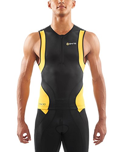 Comprar Skins Tri 400 Top sin mangas W Zip Muticolor negro/amarillo Talla:M al mejor precio
