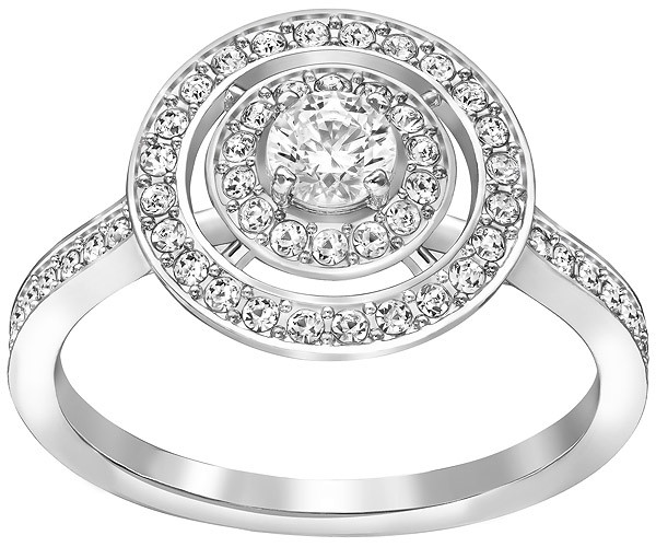 Comprar Swarovski Attract Light Anillo Blanco Chapado en rodio al mejor precio