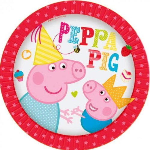 Comprar Platos de papel, diseño de Peppa y George al mejor precio