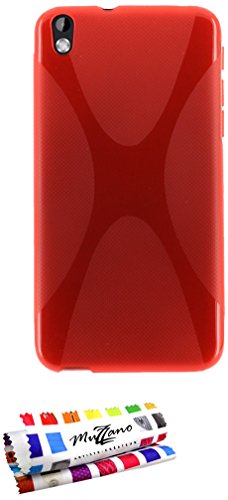 Comprar Muzzano F868235 - Funda para HTC Desire 816, color rojo al mejor precio