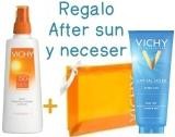 Comprar Vichy capital soleil spf 50+ spray niños+ Aftersun + neceser de regalo al mejor precio