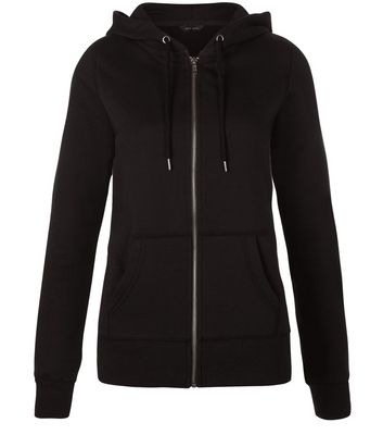 Comprar Black Basic Zip Up Hoodie al mejor precio