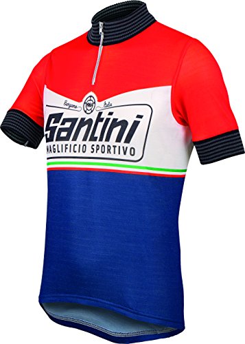 Comprar Santini Fashion - Maillot, talla L, color rojo al mejor precio