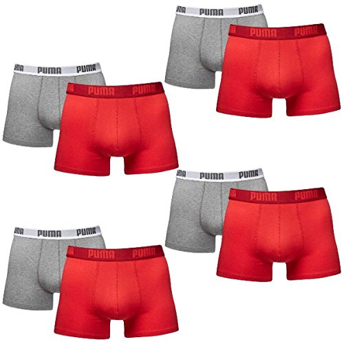 Comprar Puma Basic - Bóxer básico calzoncillo para hombres en muchos colores (paquete de 8) - M, rojo al mejor precio