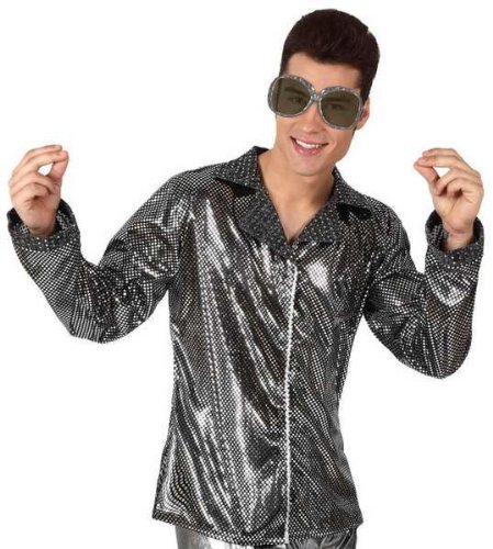 Comprar Atosa  - Disfraz chaqueta disco brillo  plata adult t2 al mejor precio