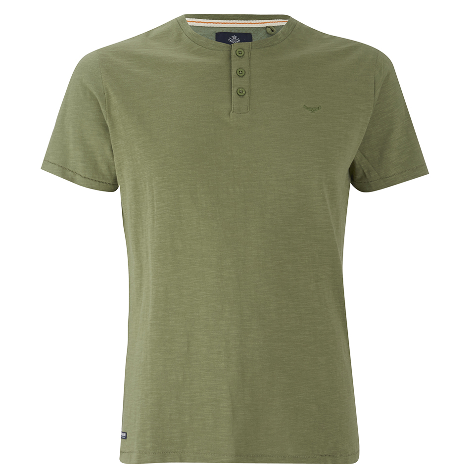 Comprar Threadbare Men's Oliver Grandad T-Shirt - Khaki - L al mejor precio
