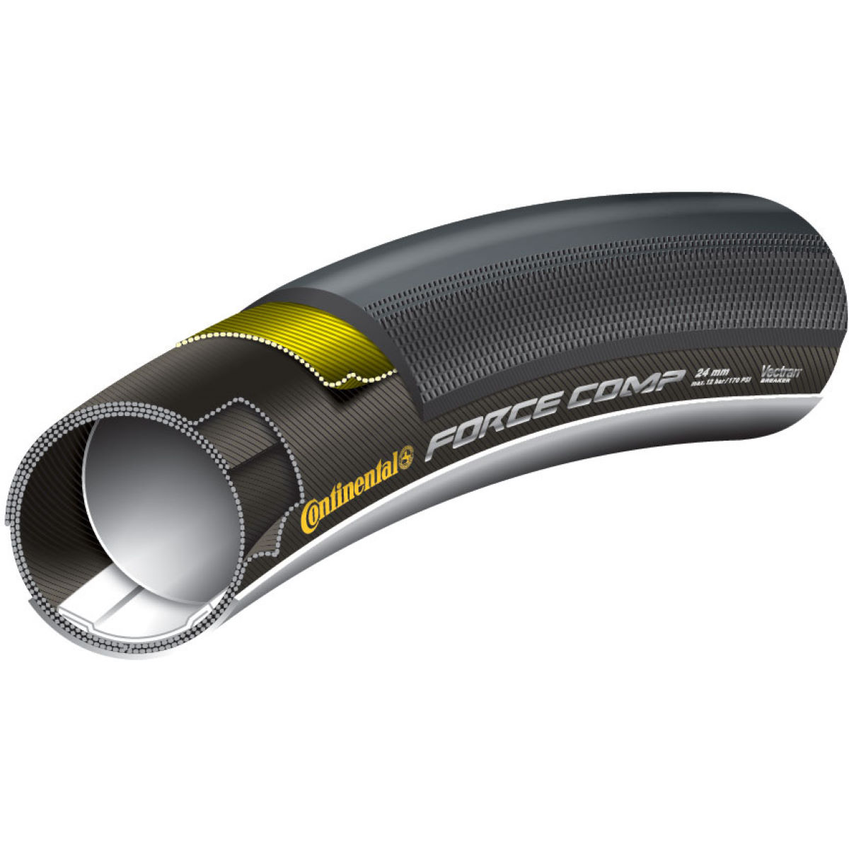 Comprar Cubierta tubular Continental GP Force Comp - Cubiertas tubulares - carretera al mejor precio