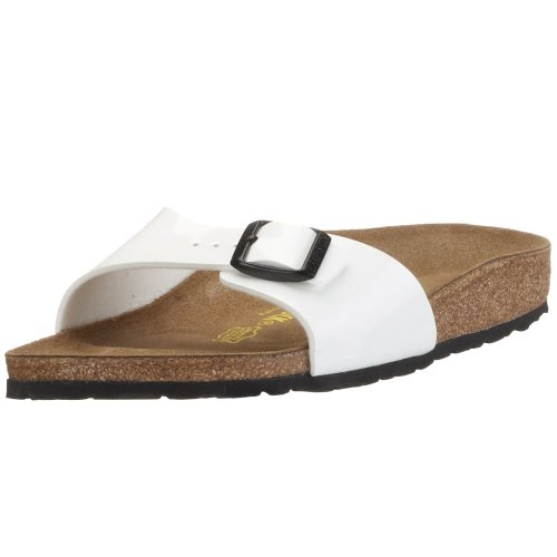Comprar Birkenstock Madrid - Zuecos de birko flor unisex, color blanco, talla 41 (estrecho) al mejor precio