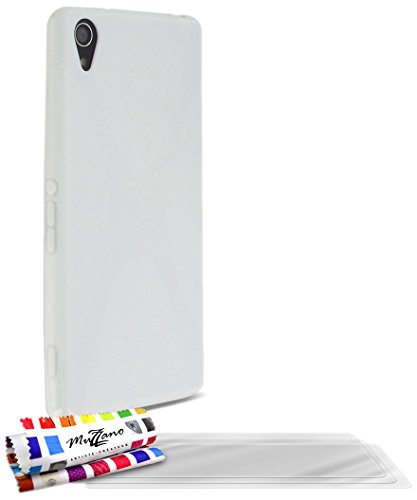 Comprar Muzzano F268021 - Funda para Sony Xperia Z2, incluye 3 protectores de pantalla, color blanco al mejor precio