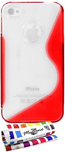 Comprar Muzzano F9H6-2220N8227 - Funda para Apple iPhone 4, color rojo al mejor precio