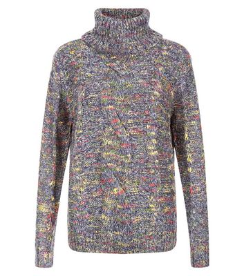 Comprar Mela Grey Turtle Neck Colour Stitch Jumper al mejor precio