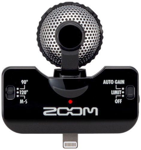 Comprar Zoom IQ5 - Micrófono giratorio para dispositivos iOS, color negro al mejor precio
