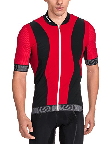 Comprar Skins - Maillot para hombre, talla S, color multicolor (Rot/Schwarz/Weiss) al mejor precio