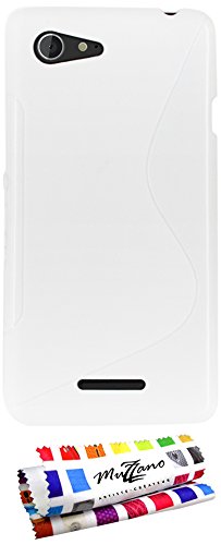 Comprar Muzzano F868701 - Funda para Sony Xperia E3, color blanco al mejor precio