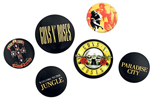 Comprar GB eye, Guns N Roses Lyrics and Logos, Pack de Chapas al mejor precio