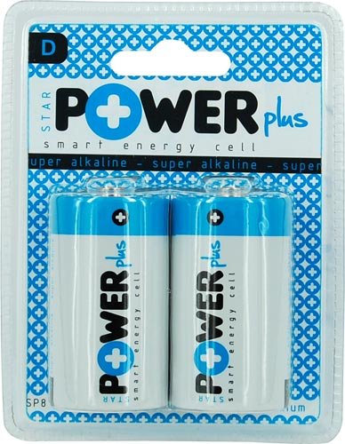 Comprar Star Power Plus ASI11DLR20 - Pila alcalina D, pack de 2 unidades (LR20) al mejor precio