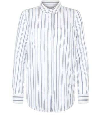 Comprar White Stripe Long Sleeve Shirt al mejor precio