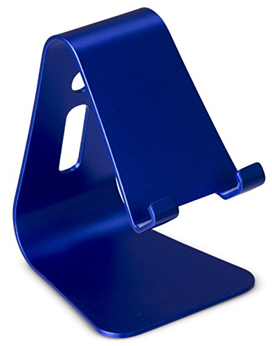 Comprar Tec+ ALUHOLBLB - Soporte de aluminio universal para smartphones, color azul al mejor precio