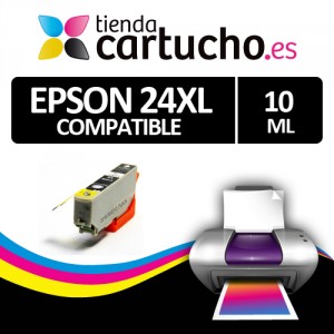 Comprar CARTUCHO COMPATIBLE EPSON T2431 (24XL) NEGROCARTUCHO COMPATIBLE EPSON T2431 (24XL) NEGRO al mejor precio