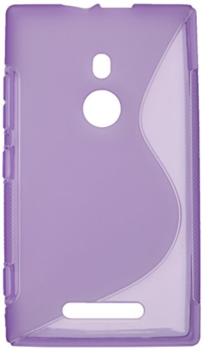 Comprar Muzzano F11153 - Funda para Nokia Lumia 925 + 3 protecciónes de pantalla, color violeta al mejor precio