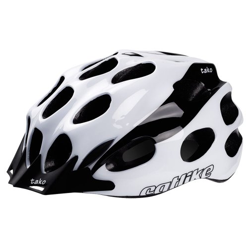 Comprar Catlike Tako - Casco de ciclismo, color blanco / negro brillo, talla MD (54-57 cm) al mejor precio