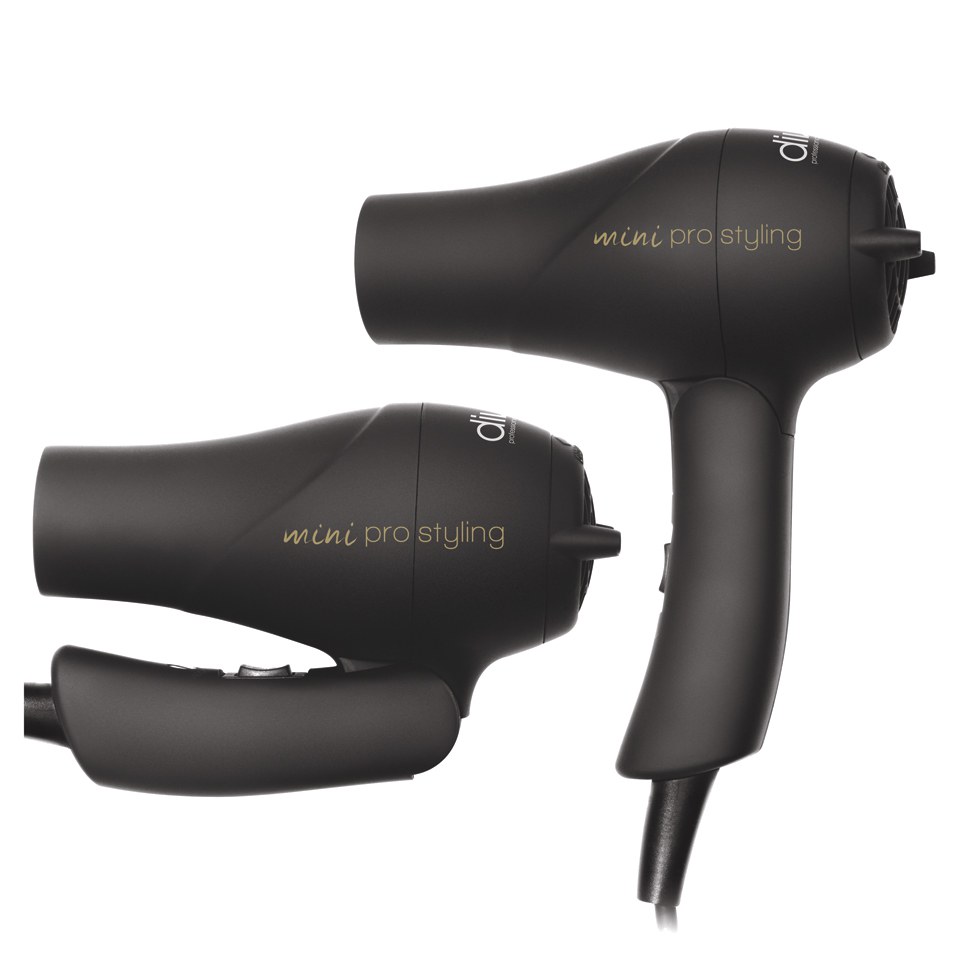 Comprar Diva Professional Styling Travel Dryer - Rubberised Black al mejor precio
