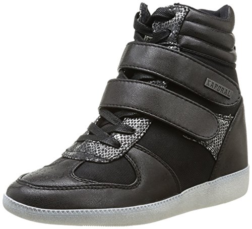 Comparar mejores precios Kaporal Shaundra - zapatillas altas de sintético mujer, color negro, talla 40 con descuentos Comprar Kaporal Shaundra - zapatillas altas de sintético mujer, color negro, talla 40 al mejor precio