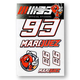 Comprar PEGATINAS PEQUEÑAS MARC MARQUEZ 93 al mejor precio