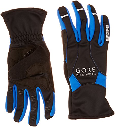 Comprar GORE BIKE WEAR- Unisex adultos- Guantes de ciclismo Universal Windstopper Mid, negro/azul, talla 8, GWMPOW al mejor precio