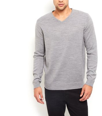 Comprar Grey V Neck Jumper al mejor precio
