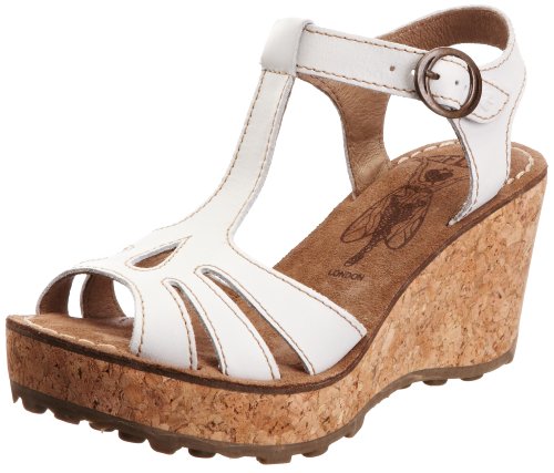 Comprar Fly London Gold - Sandalias de vestir de cuero para mujer beige Beige (Off White) 39 EU / 6 UK al mejor precio