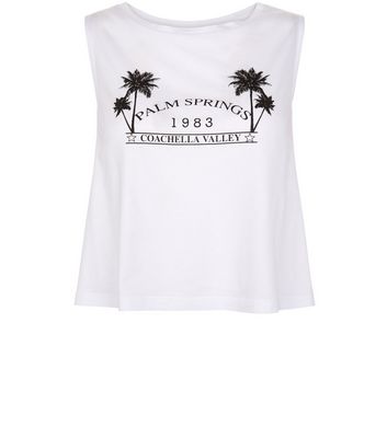 Comprar White Palm Springs Cross Strap Side Tank Top al mejor precio