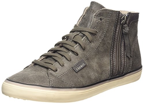 Comprar ESPRIT Venus Zip - zapatillas deportivas altas de material sintético mujer, color gris, talla 38 al mejor precio
