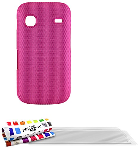 Comprar Muzzano F20408 - Funda para Samsung Galaxy Gio, incluye 3 protectores de pantalla, color rosa caramelo al mejor precio