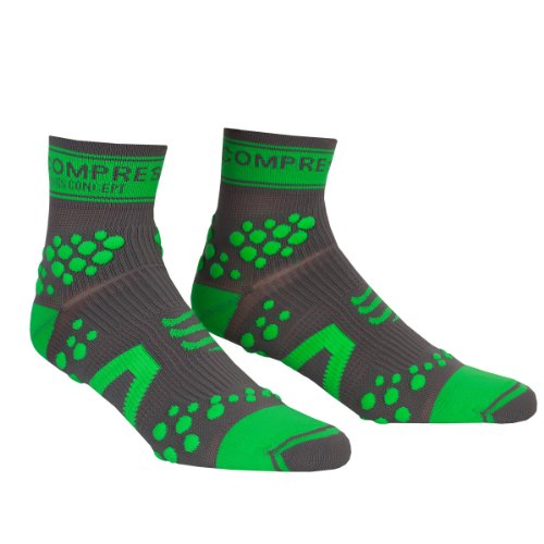 Comprar Compressport Pro Racing V2 Trail Hi, Calcetines, color Gris/Verde, talla 37/39 EU (Tamaño Fabricante: T2) al mejor precio